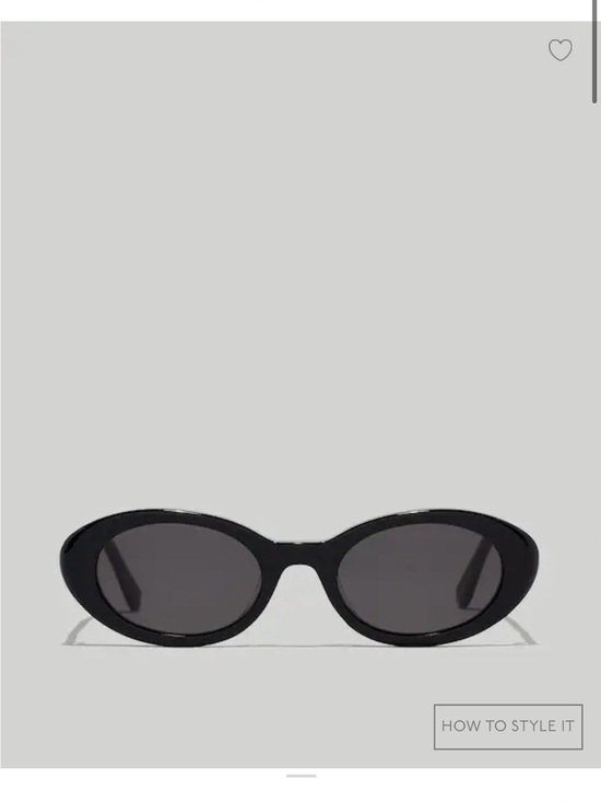 Madewell Accessories - Madewell Black Oval Sunglasses for Women
